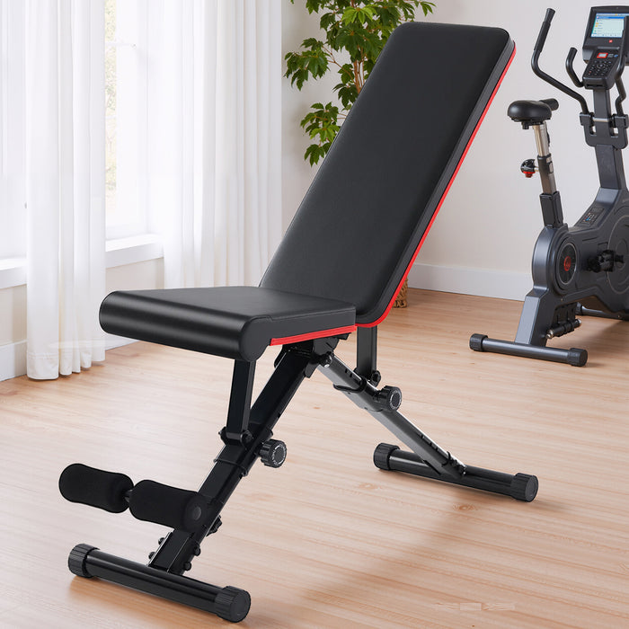 Bigleap Adjustable Weight Bench for Home Gym, 9-Position Incline/Decline, Foldable, 795LBS Capacity Heavy Duty Workout Bench for Full Body Training