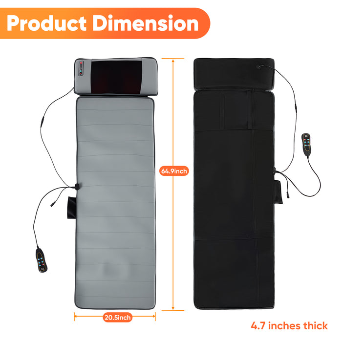 Sybels Premium Heating & Vibration Mat: The Gift of Ultimate Relaxation for Your Parents with 10 Massage Nodes and 9 Intensity Levels.