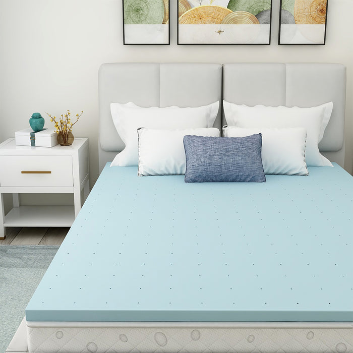 Mattress Topper, 3 Inch Gel Memory Foam Mattress Topper, Queen, CertiPUR-US Certified, Made in USA