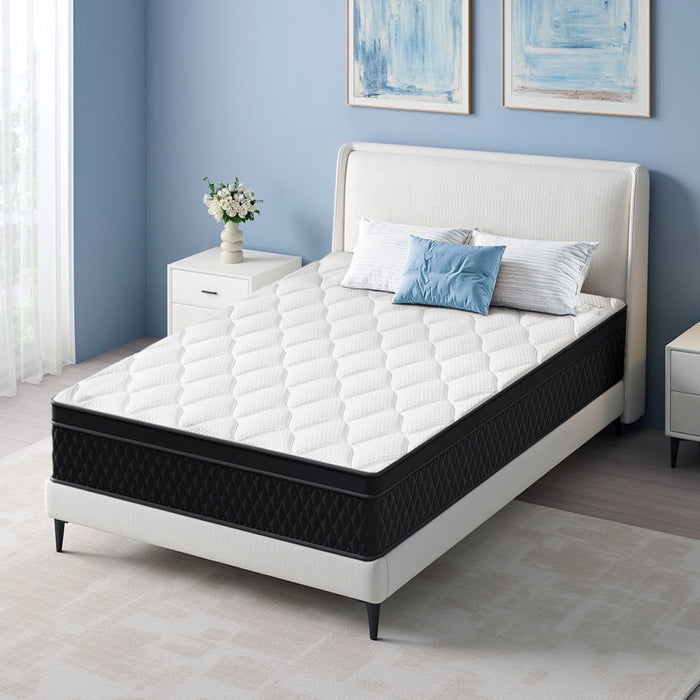 Taoset 10 inch Full Hybrid Pocket Spring Mattress - Dual Edge Support, Motion Isolation