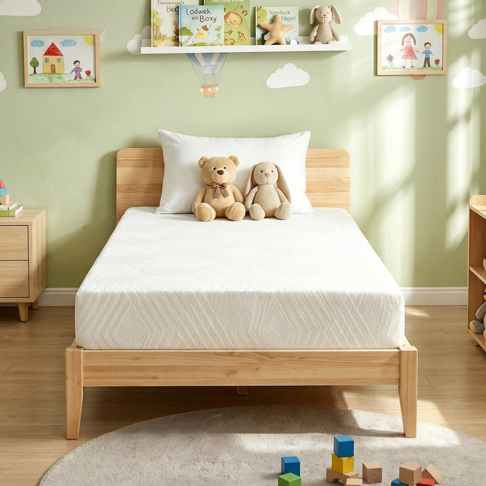 5 inch Twin Gel Memory Foam Mattress, Medium Firm mattress in a box, Cool and Skin-Friendly material for Kids & Adults