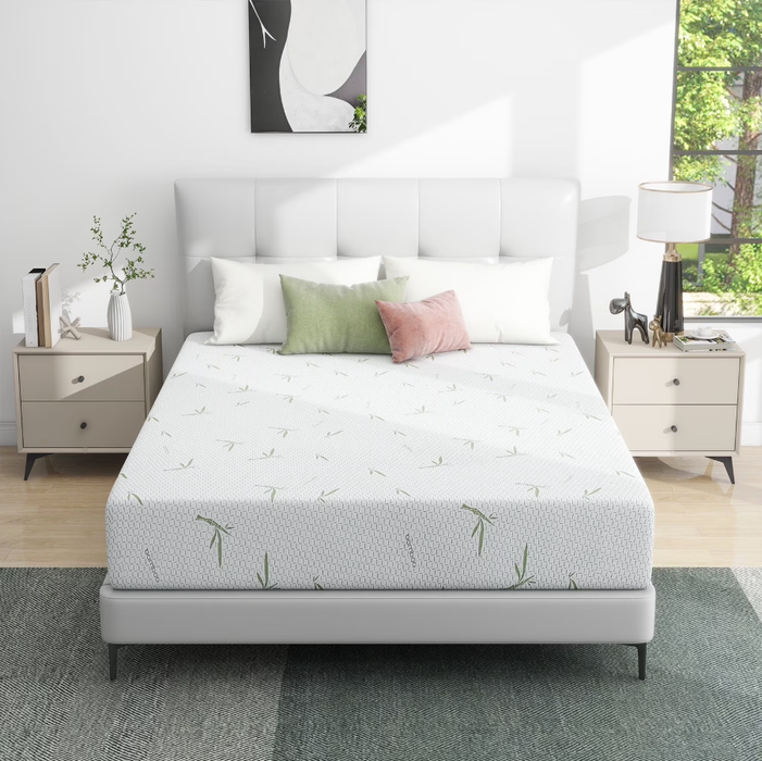 Beddle Memory Foam Mattress Bed in a Box,Medium Firm with Soft Bamboo Cover,Made in USA