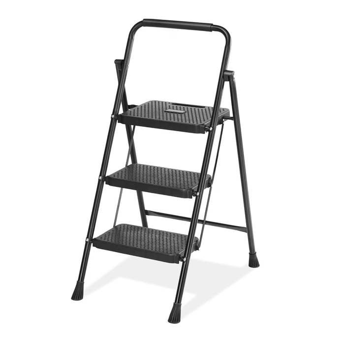 Beddle Foladable Ladder, Portable Folding Step Stool Heavy Duty, Anti-Slip, Lightweight