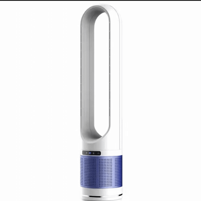 Betcozy Safe Bladeless Tower Fan for Kids and Pets,41鈥漄uiet Oscillating Floor Fan with 8 Speeds, 8H Timer and Remote, Cooling Fan for Nursery and Bedroom, Blue