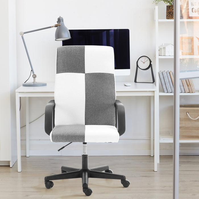 Office Chair, High Back Ergonomic Computer Chair for Big and Tall People, Adjustable Home Office Study Chair with Armrests and Rolling Wheels