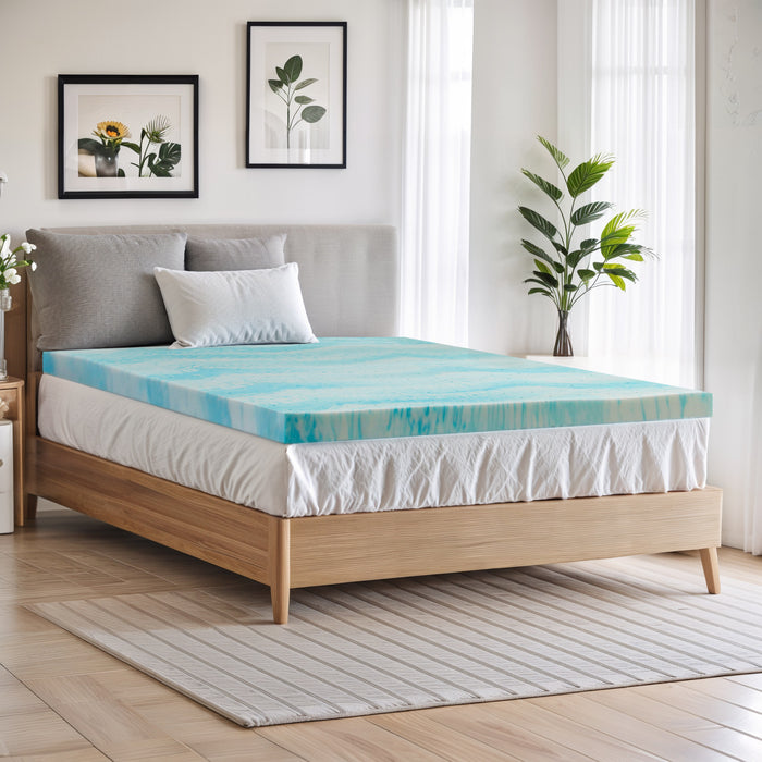 Simenmax 3''TWIN Memory Foam Mattress Topper, Mattress Topper CertiPUR-US Certified