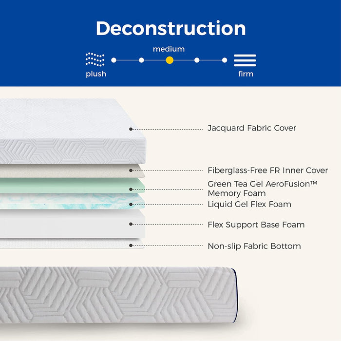 SWISH WEAVERS 10 Inch King Mattress,Cooling Gel Memory Foam Mattress for Pressure Relief, Mattress-in-a-Box,CertiPUR-US Certified