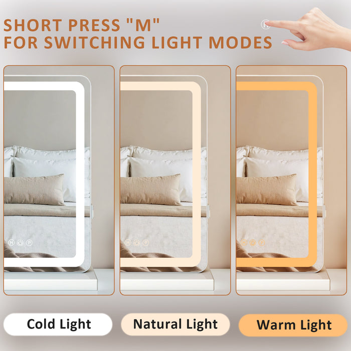 Beddle  LED Vanity Mirror with Lights - Dimmable, 3 Color Modes, Touch Control