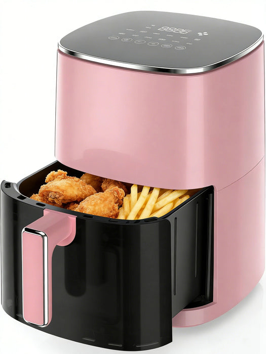 Sybels Air Fryer with Viewing Window, 6-Quart 12-in-1 Multi-Function Appliance for Air Frying, Roasting, Baking & Dehydrating,