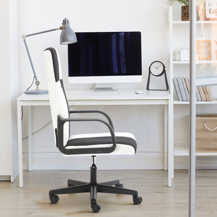 Office Chair, High Back Ergonomic Computer Chair for Big and Tall People, Adjustable Home Office Study Chair with Armrests and Rolling Wheels