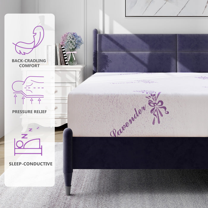 Twin Mattress,8 inch Memory Foam Mattress Bed in a Box,Medium Firm, Made in USA
