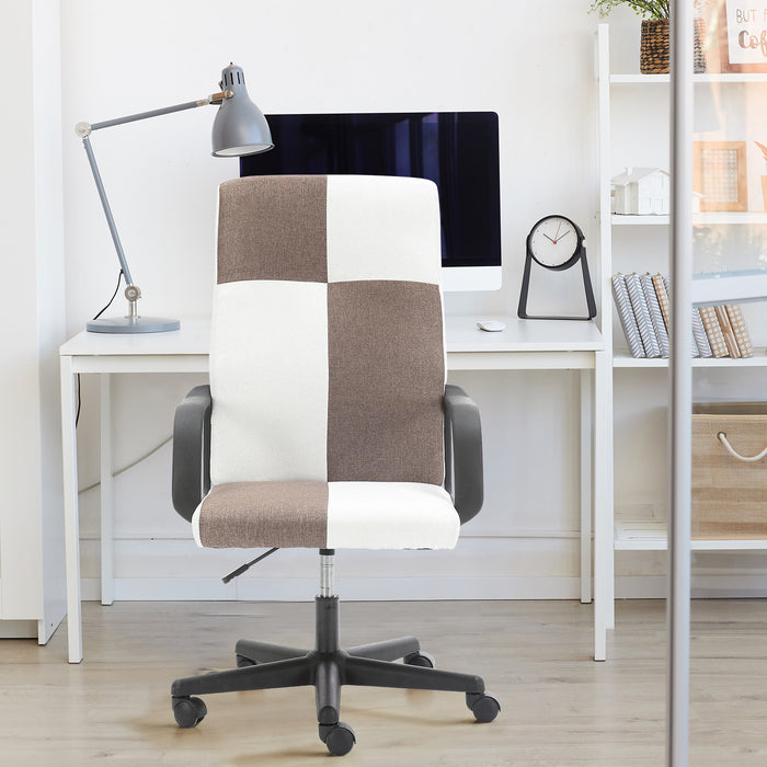 Office Chair, High Back Ergonomic Computer Chair for Big and Tall People, Adjustable Home Office Study Chair with Armrests and Rolling Wheels