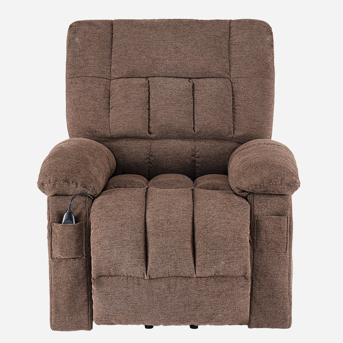 Simenmax Recliner Chair with Massage and Heating, Home Theater Seating with Lumbar Support, Adjustable Electric Power Lift Chairs