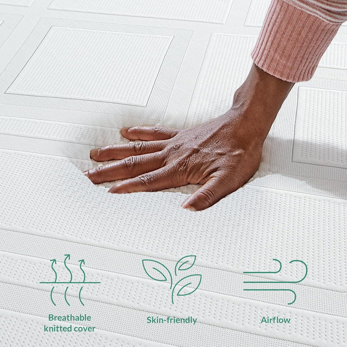Beddle Mattress,Cooling Memory Foam Mattress in a Box Medium Firm for Pressure Relief