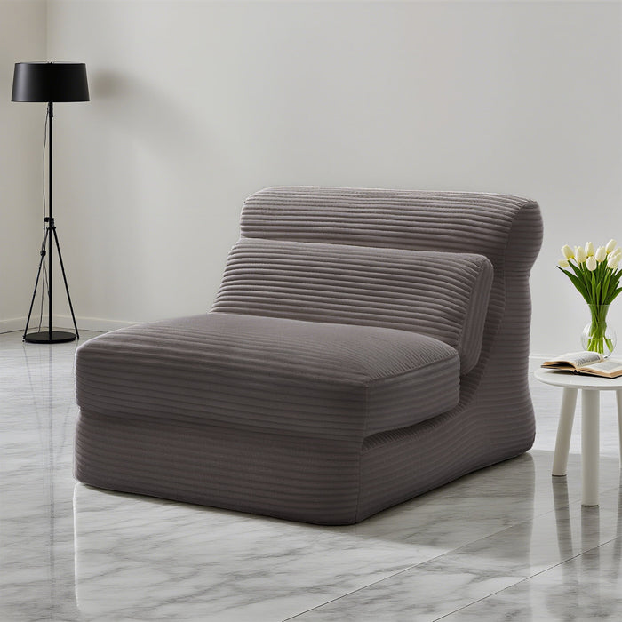 Blorly Folding Sofa Bed, Convertible Makeshift bed, Futon SofaBed Couch with Back Support, Taupe