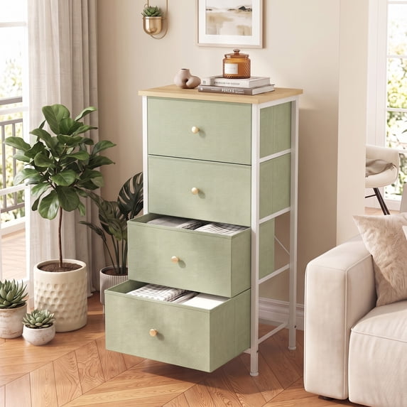 4/5/7/8/9 Drawer Dresser, TINKLE WELL Wide Fabric Storage Chest for Bedroom, Living Room, Closet