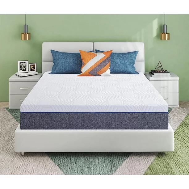 King Mattress, 12 Inch Medium Firm Hybrid Mattress of Bamboo Charcoal Gel Memory Foam and Pocket Spring Bamboo Charcoal Mattress
