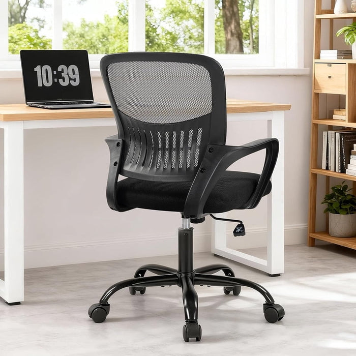 Bigleap Ergonomic Mesh Office Chair – Home Desk Chair with Lumbar Support, Black Computer Chair