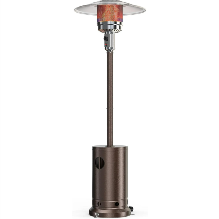 Betcozy Outdoor Propane Heater, 48,000 BTU Steel Heaters with Auto-off Protection System，Outdoor Heaters with Wheels