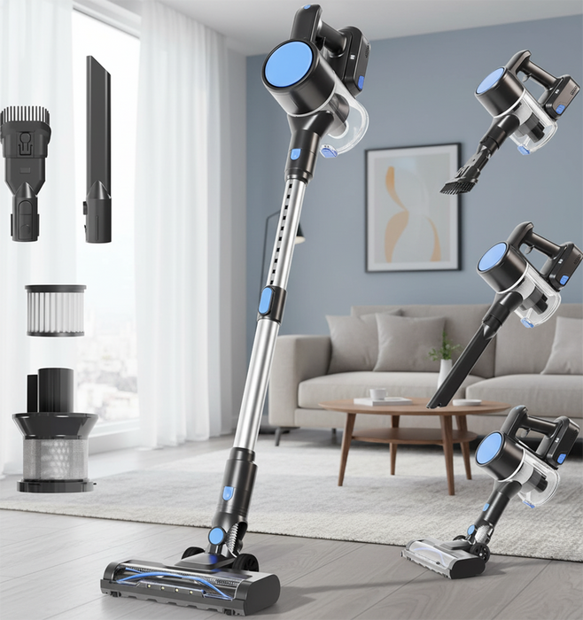 Beddle Cordless 3-in-1 Stick Vacuum Cleaner, Lightweight for Carpet, Hard Floors, Pet Hair, and Home Cleaning