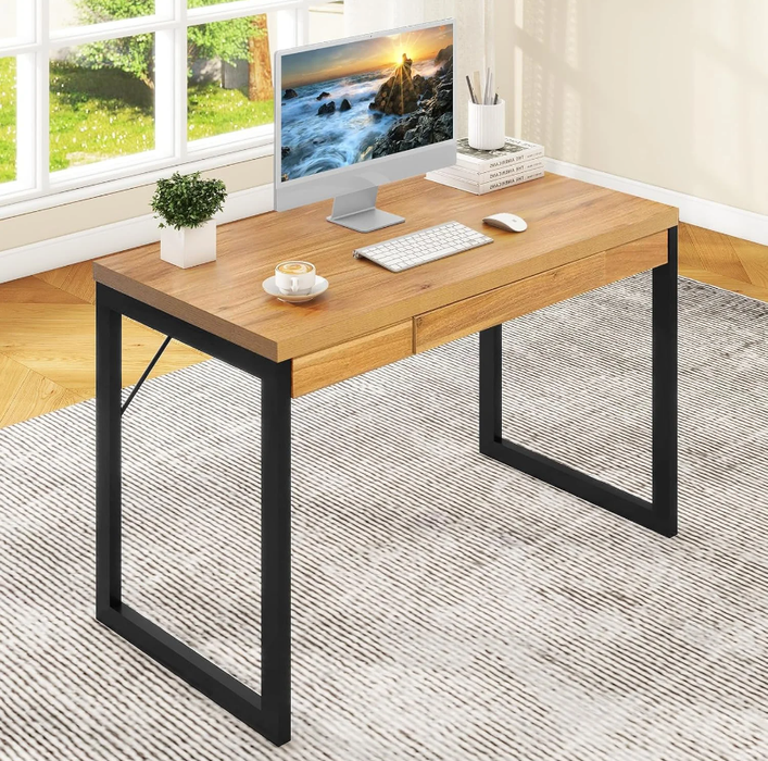 Updated Electric Standing Desk, 63 x 24'' Adjustable Height Electric Standing Computer Desk, Ergonomic Workstation with 3 Memory Controller, Bamboo Texture, Oak