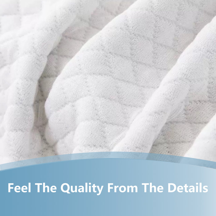 2 Pack Small Shredded Memory Foam Pillows, 9.7" x 12" x 3.9" – Soft, Supportive, and Breathable Travel and Children Pillows