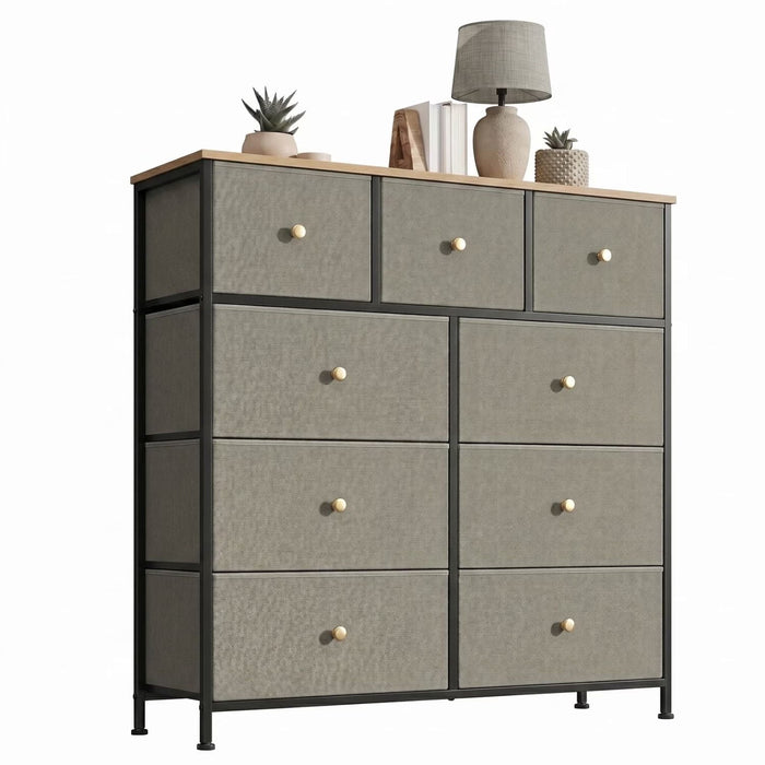 Betcozy 9-Drawer Dresser, Ideal Master Bedroom Storage & All-Purpose Wardrobe Organizer, Dark Green
