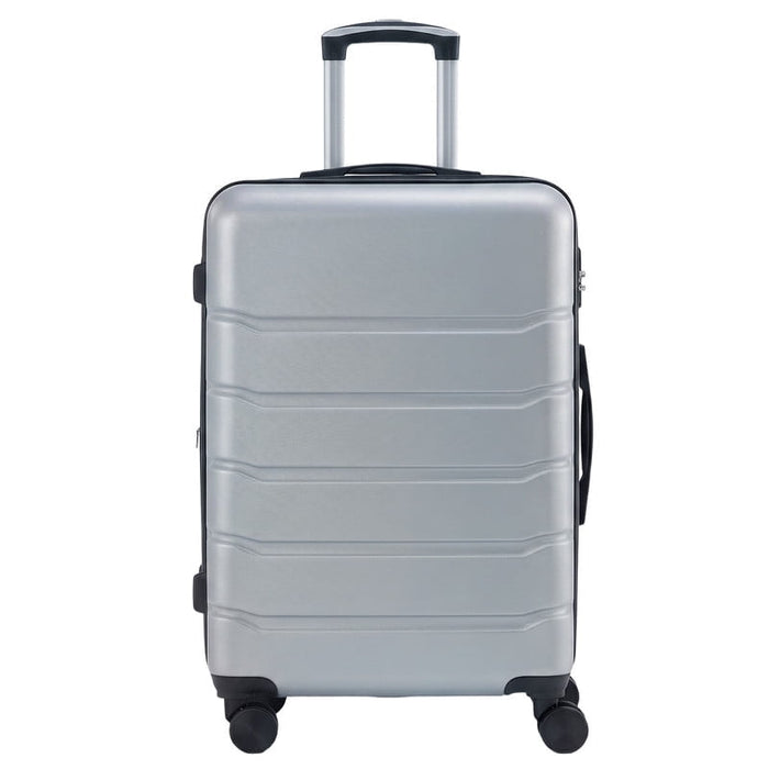 Taoset Carry on Luggage, 20" Lightweight Hardside Suitcase with TSA Lock, Spinner Wheels, Hard Shell, Light Gray