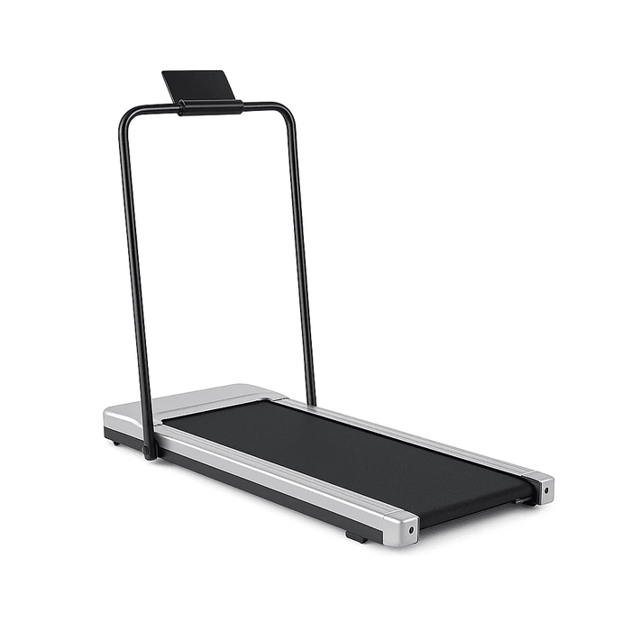 Blorly Walking Pad, Treadmill with Handle for Home Office, 1.75HP Portable Under Desk Treadmill,Remote Control, Led Display,Silver
