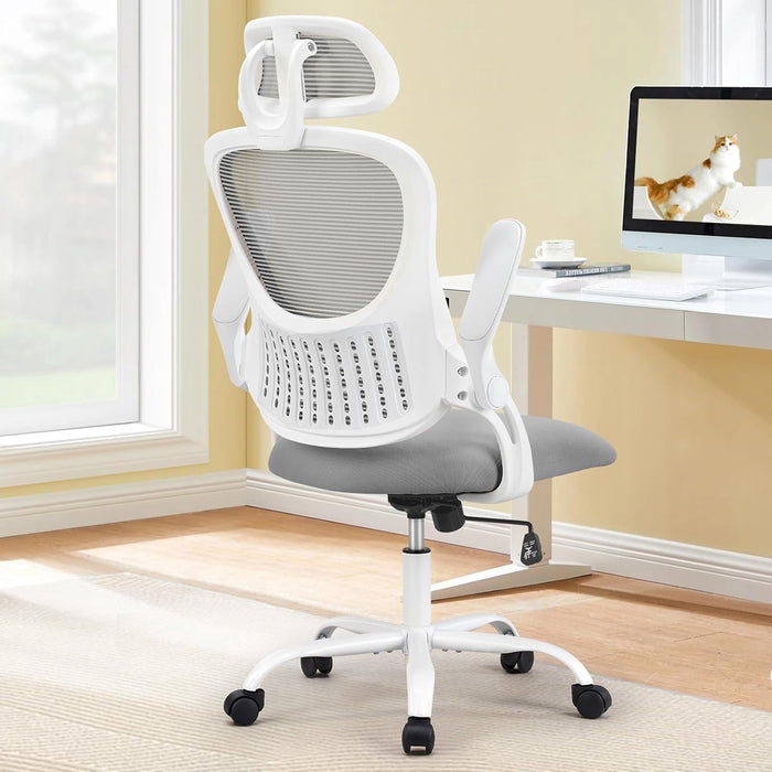 Taoset Office Chair High Back , Height Adjustable Computer Ergonomic Chair with Armrest, Black