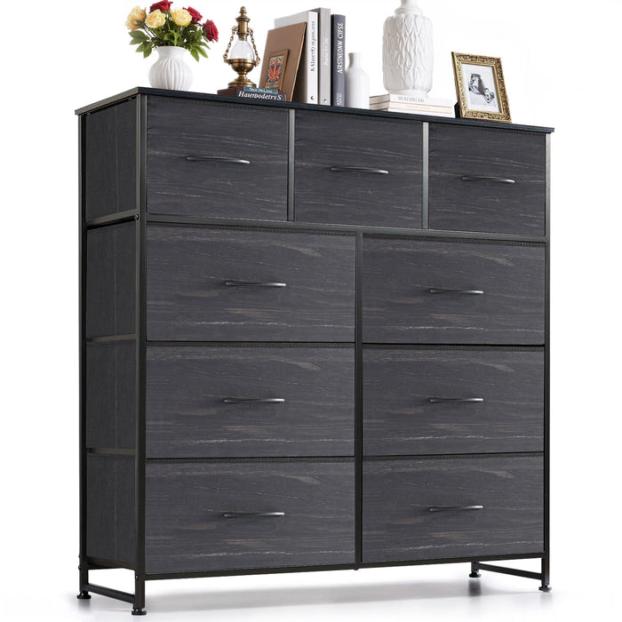 Betcozy 9-Drawer Dresser, Ideal Master Bedroom Storage & All-Purpose Wardrobe Organizer, Black