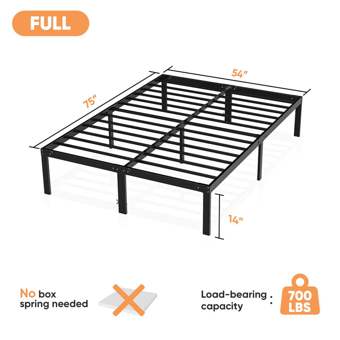 Beddle Metal Platform Bed Frame,No Box Spring Needed