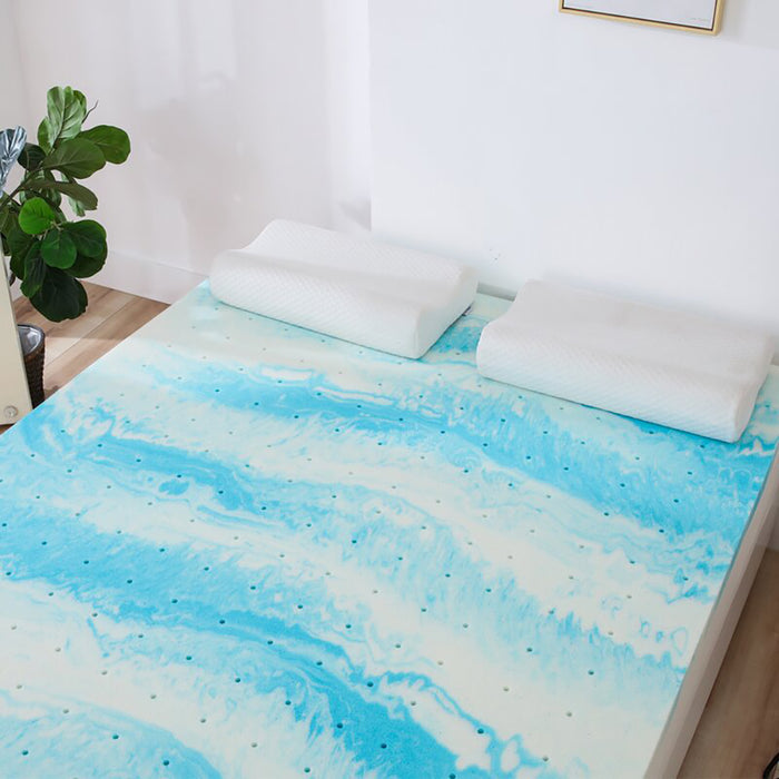 3 inch Mattress Topper, Gel Memory Foam Mattress Topper in a Box