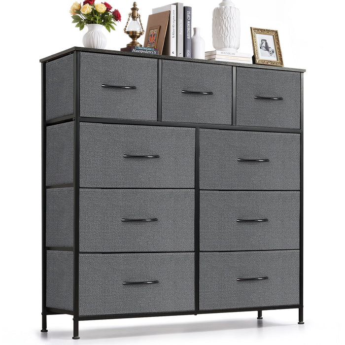 Betcozy 9-Drawer Dresser, Ideal Master Bedroom Storage & All-Purpose Wardrobe Organizer, Gray