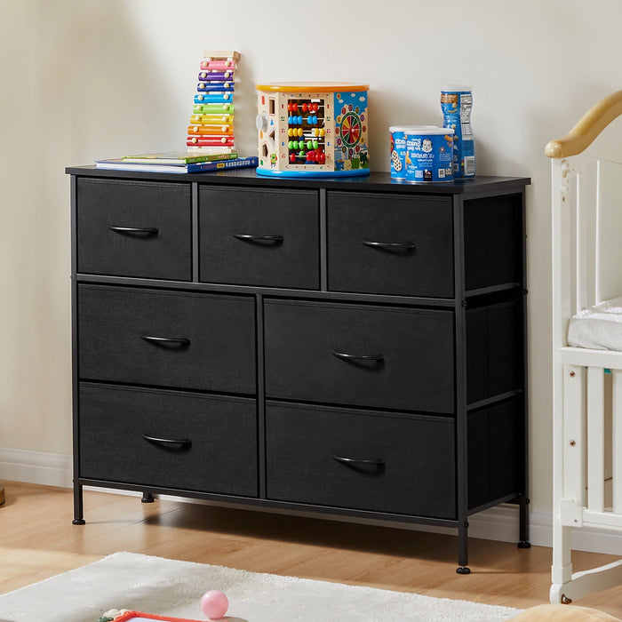 Blorly TINKLE WELL 7-Drawer Dresser for Bedroom, Drawer Dresser Organizer Storage Drawers Fabric Storage Tower