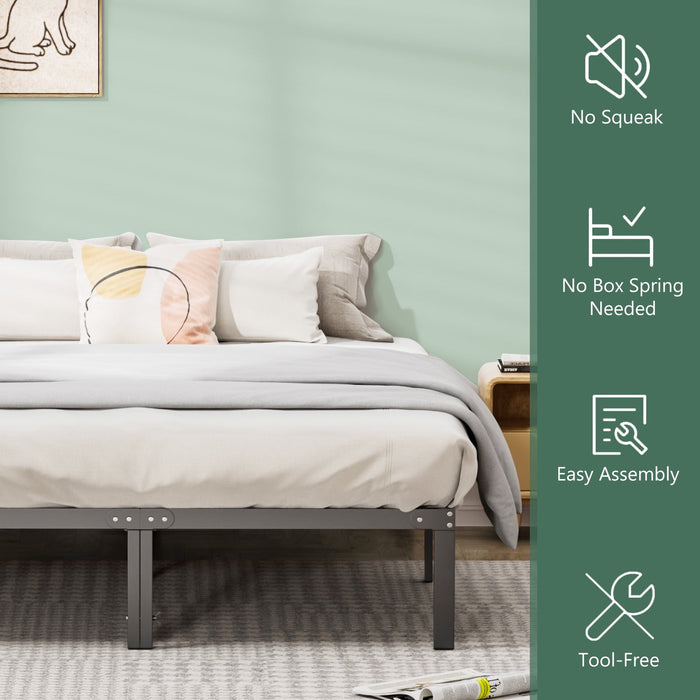 Beddle Metal Platform Bed Frame,No Box Spring Needed