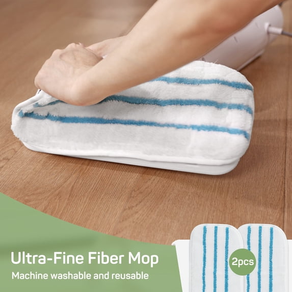 Parcus 10-in-1 Steam Mop & Handheld Cleaner – 1550W Powerful Steamer with 14 Accessories, Perfect for Hardwood, Tile, Carpet, Windows & Grout