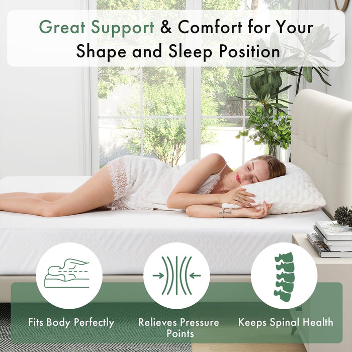 Beddle Mattress, Beddle 5/6/8/10/12/14" Gel Memory Foam Mattress Medium Firm Mattress in a Box
