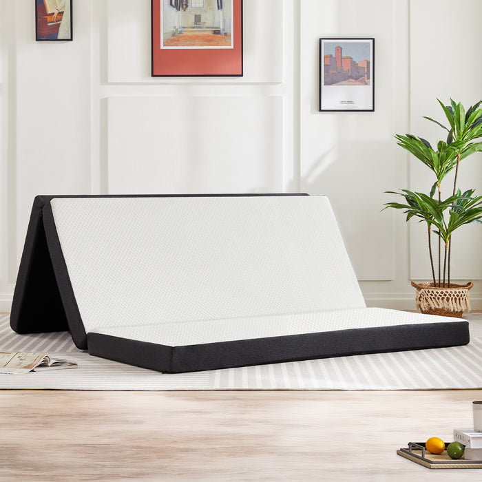 3''Tri-fold mattress Memory Foam Mattress, Twin Size