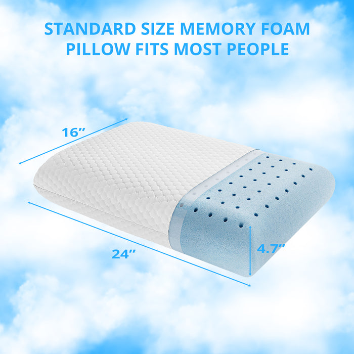 Memory Foam Pillow with Cover