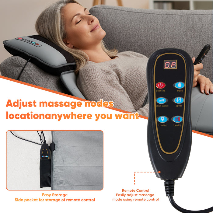 Sybels Premium Heating & Vibration Mat: The Gift of Ultimate Relaxation for Your Parents with 10 Massage Nodes and 9 Intensity Levels.