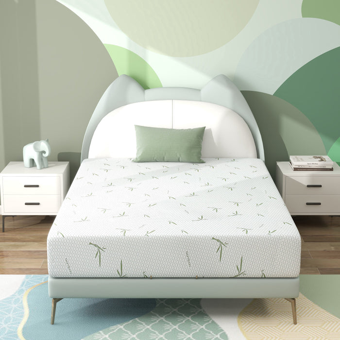 TwinXL Mattress, 8 inch Memory Foam Mattress Bed in a box, with Green Tea Gel, Medium