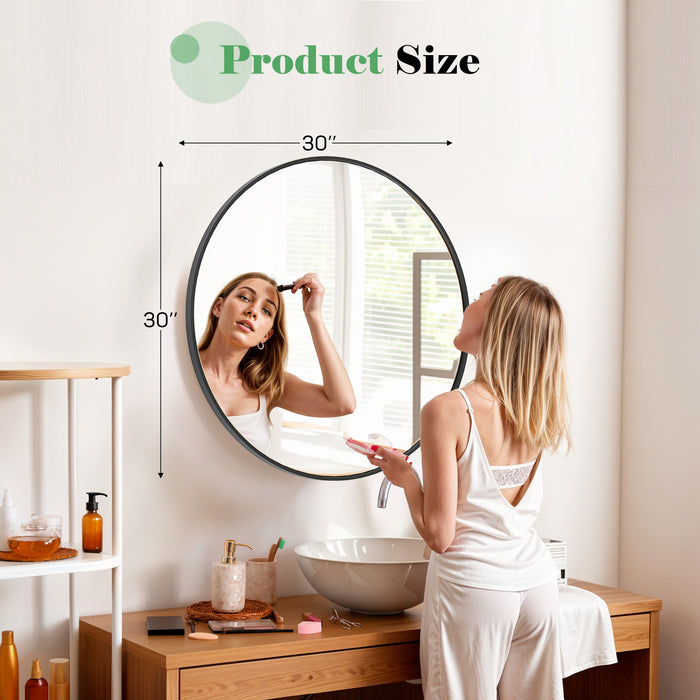TINKEL Well Round Mirrors Wall Mirror