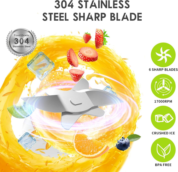 Bigleap Ice Shaver Machine Portable Blender 2 In 1, Shaved Ice Machine for Home, Snow Cone Machine Ice Shaver Machine, Portable Blender for Shakes and Smoothies, Green
