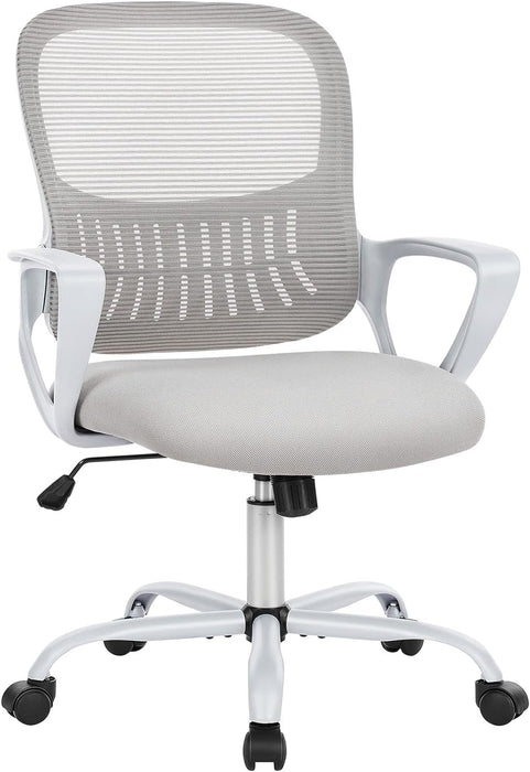 Computer Desk Chair, Ergonomic Mid-Back Mesh Rolling Work Swivel Task Chairs with Wheels