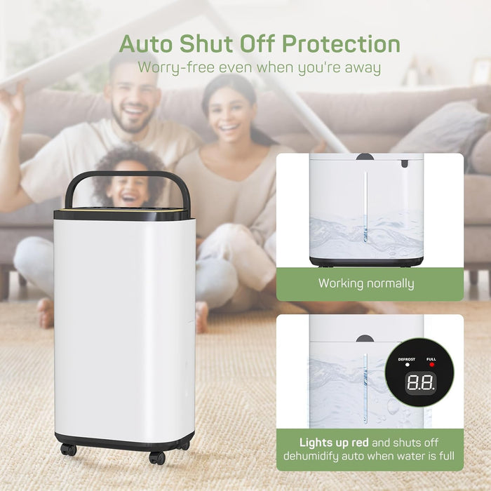 Bigleap Dehumidifier, 30 Pints Dehumidifiers for Home Bedroom Large Room Bathroom