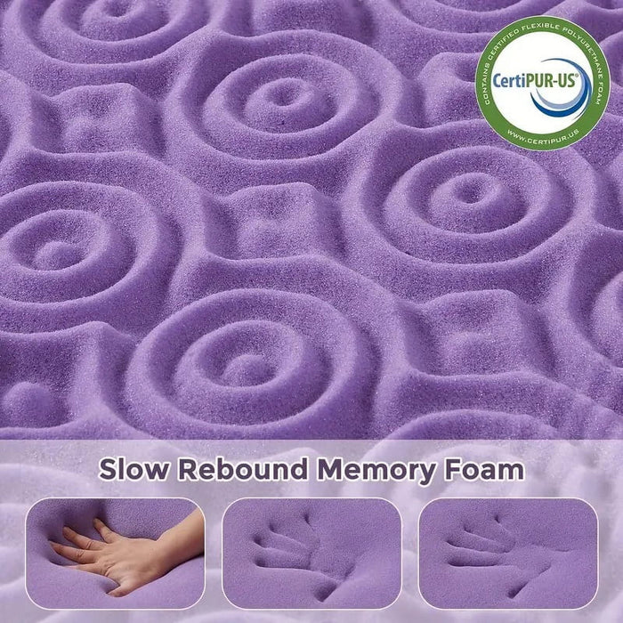 Gel Memory Foam Mattress Topper, Bed Topper for Queen Size Bed