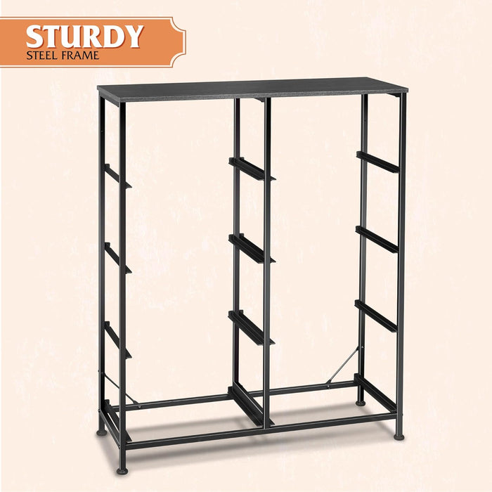 Simenmax 4/5/7/8/9Dresser, Storage Drawers with Removable Fabric Bins, Fabric Closet Chests Organizer for Bedroom, Closet, Living Room, Black Wood