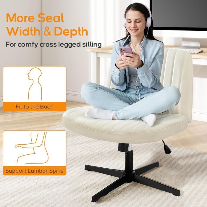 Velvet Task Office Chair Adjustable Makeup Vanity Table Chairs?for Bedroom, Living Room or Study