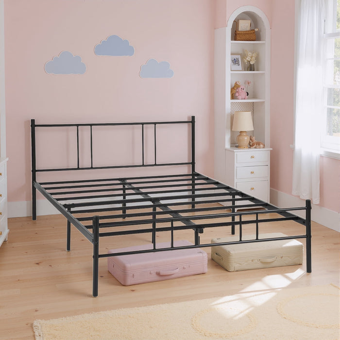 Simenmax Full Bed Frame Metal Platform Bed, No Box Spring Needed